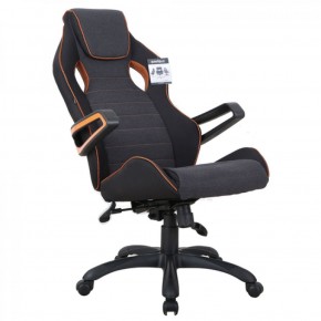 Кресло компьютерное BRABIX Techno Pro GM-003 (ткань черное/серое, вставки оранжевые) 531813 в Екатеринбурге - ok-mebel.com | фото 8