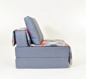 Кресло-кровать бескаркасное Харви (серый-геометрия слейт) в Екатеринбурге - ok-mebel.com | фото 2