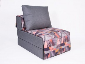 Кресло-кровать бескаркасное Харви (серый-сноу манго) в Екатеринбурге - ok-mebel.com | фото 1