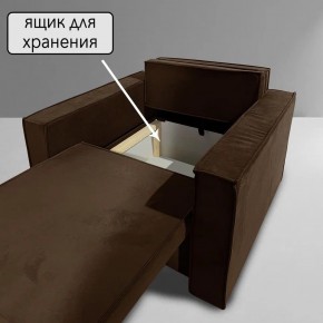 Кресло-кровать Принц КК1-ВК (велюр коричневый) в Екатеринбурге - ok-mebel.com | фото 6
