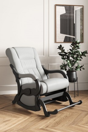 Кресло маятниковое Родос Маятник 17-К-КР (экокожа) КРЕМ в Екатеринбурге - ok-mebel.com | фото