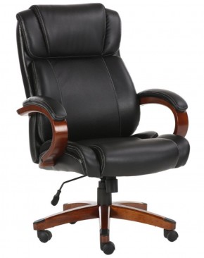Кресло офисное BRABIX PREMIUM "Magnum EX-701" (дерево, рециклированная кожа, черное) 531827 в Екатеринбурге - ok-mebel.com | фото 1