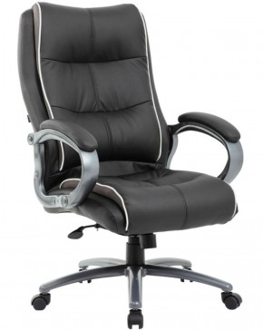 Кресло офисное BRABIX PREMIUM "Strong HD-009" (экокожа черная, ткань серая) 531945 в Екатеринбурге - ok-mebel.com | фото