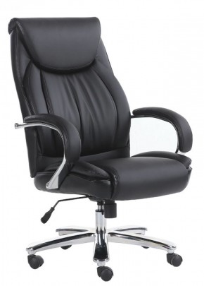 Кресло офисное BRABIX "Advance EX-575" (хром/экокожа/черное) 531825 в Екатеринбурге - ok-mebel.com | фото 1