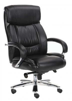 Кресло офисное BRABIX "Direct EX-580" (хром/рециклированная кожа/черное) 531824 в Екатеринбурге - ok-mebel.com | фото 1