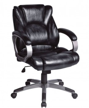 Кресло офисное BRABIX "Eldorado EX-504", экокожа, черное, 530874 в Екатеринбурге - ok-mebel.com | фото 1