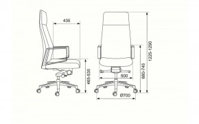 Кресло руководителя Бюрократ _JONS/CASHGREY серый в Екатеринбурге - ok-mebel.com | фото 4