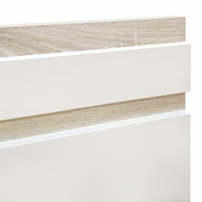 Кровать 1400 Салоу с настилом (Дуб сонома/перламутр) в Екатеринбурге - ok-mebel.com | фото 4