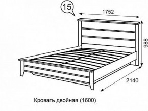 Кровать 1600 с ПМ София 15 в Екатеринбурге - ok-mebel.com | фото 3