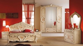 Кровать 2-х спальная 1400*2000 Роза, без основания (01.114) беж в Екатеринбурге - ok-mebel.com | фото 2