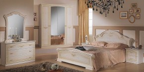 Кровать 2-х спальная 1600*2000, Ирина, изголовье ЛДСП (08.116) *без основания (дерево, беж) в Екатеринбурге - ok-mebel.com | фото 2