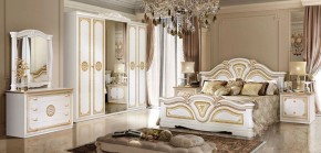 Кровать 2-х спальная 1600*2000 (12.116) Грация без ПМ и основания (белый/золото) в Екатеринбурге - ok-mebel.com | фото 2