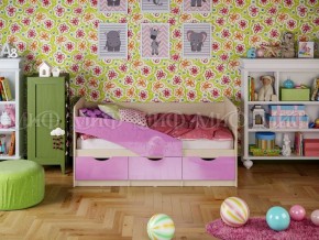 Кровать Бабочки (Сиреневый металлик) 1600 в Екатеринбурге - ok-mebel.com | фото
