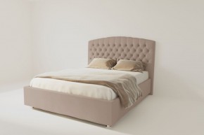 Кровать Берлин без основания 800 (велюр серый) в Екатеринбурге - ok-mebel.com | фото