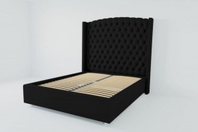 Кровать Берлин ЛЮКС с ортопедическим основанием 1800 (экокожа кольт ч) в Екатеринбурге - ok-mebel.com | фото 2