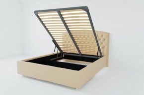 Кровать Берлин с ПМ 900 (экокожа бежевая) в Екатеринбурге - ok-mebel.com | фото