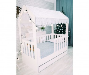 Кровать-домик с ящиком 800*1600 (Белый) в Екатеринбурге - ok-mebel.com | фото 2