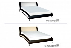 АЛЬТА Кровать 1800 (экокожа черно/белая) в Екатеринбурге - ok-mebel.com | фото 2
