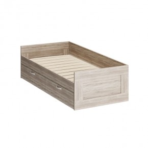 Кровать двухспальная СИРИУС раздвижная с ящиками для хранения, с ортопедическим основанием 90/180х200, цвет Дуб Сонома в Екатеринбурге - ok-mebel.com | фото 1