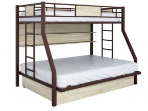 Кровать двухъярусная «Гранада-ПЯЯ 140» с полкой и ящиками в Екатеринбурге - ok-mebel.com | фото 2