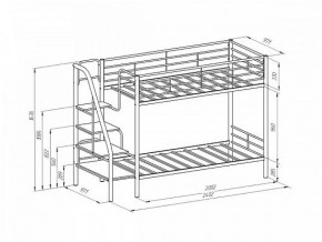 Кровать двухъярусная "Толедо" Коричневый/Венге в Екатеринбурге - ok-mebel.com | фото 2