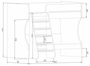 Кровать двухъярусная Р434 Капризун 3 в Екатеринбурге - ok-mebel.com | фото 5