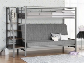 Кровать двухъярусная с диваном "Мадлен-3" (Серый/Серый) в Екатеринбурге - ok-mebel.com | фото