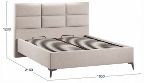 Кровать двуспальная Делана с ПМ Тип 1 в Екатеринбурге - ok-mebel.com | фото 4