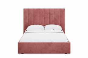 Кровать Ingrid 1400 с основанием и ПМ (Ультра коралл) Модель 312 в Екатеринбурге - ok-mebel.com | фото