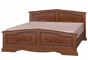 ЕЛЕНА Кровать из массива 1800 (Орех) в Екатеринбурге - ok-mebel.com | фото