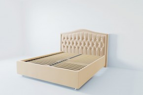 Кровать Калининград ортопедическое основание 1400 (экокожа бежевая) в Екатеринбурге - ok-mebel.com | фото 2