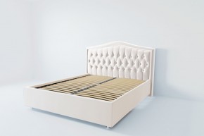 Кровать Калининград ортопедическое основание 1600 (экокожа белая) в Екатеринбурге - ok-mebel.com | фото 2