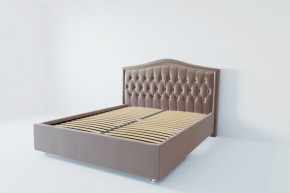 Кровать Калининград ортопедическое основание 1400 (велюр серый) в Екатеринбурге - ok-mebel.com | фото 2