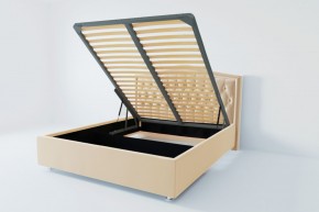 Кровать Калининград с ПМ 1800 (экокожа бежевая) в Екатеринбурге - ok-mebel.com | фото