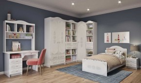 KI-KI КРД900.1 Кровать 900 (белый/белое дерево) в Екатеринбурге - ok-mebel.com | фото 2