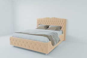 Кровать Нягань с ПМ 2000 (экокожа бежевая) в Екатеринбурге - ok-mebel.com | фото 2