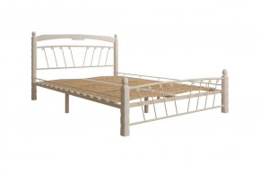 Кровать "Муза 1" КМД10  БЕЛАЯ (1400*2000) (ножки-белые) с коваными изделиями в Екатеринбурге - ok-mebel.com | фото 3