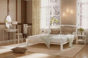 Кровать "Муза 4 Лайт" КМД9 Белая (1600*2000) (ножки-белые) с коваными изделиями в Екатеринбурге - ok-mebel.com | фото