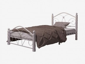 Кровать "Селена 1" Белая (900*2000) (ножки-белые) с коваными элементами в Екатеринбурге - ok-mebel.com | фото 2