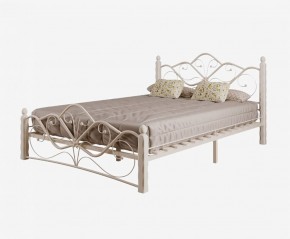 Кровать "Венера 1" КМД4.01 Белая (1600*2000) (ножки-белые) с коваными элементами в Екатеринбурге - ok-mebel.com | фото