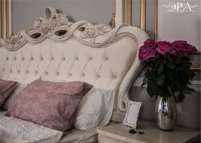 Кровать с мягким изголовьем Афина 1600 (крем корень) в Екатеринбурге - ok-mebel.com | фото 2