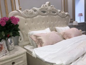 Кровать с мягким изголовьем Афина 1600 (крем корень) в Екатеринбурге - ok-mebel.com | фото 3