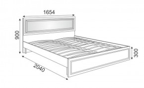 Кровать 1.6 Беатрис М10 с мягкой спинкой и ортопедическим основанием (дуб млечный) в Екатеринбурге - ok-mebel.com | фото 3