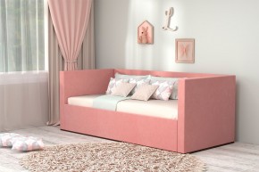 Кровать с ПМ (арт.030) (с/м 900*2000мм) (б/матр), ткань розовая в Екатеринбурге - ok-mebel.com | фото