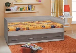 Кровать с ящиками Сказка 800 в Екатеринбурге - ok-mebel.com | фото