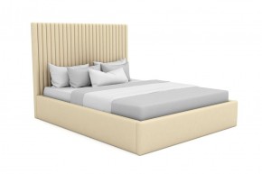 Кровать Твикс интерьерная +основание/ПМ/бельевое дно (200х200) 2 кат. ткани в Екатеринбурге - ok-mebel.com | фото