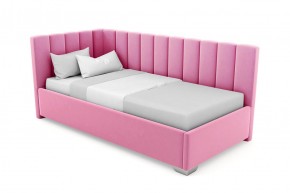 Кровать угловая Хлоя интерьерная +основание/ПМ/бельевое дно (90х200) в Екатеринбурге - ok-mebel.com | фото 14