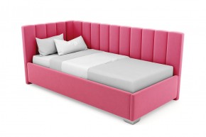 Кровать угловая Хлоя интерьерная +основание/ПМ/бельевое дно (90х200) в Екатеринбурге - ok-mebel.com | фото 15