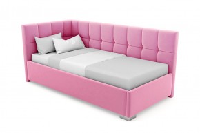 Кровать угловая Мия интерьерная +основание/ПМ/бельевое дно (80х200) в Екатеринбурге - ok-mebel.com | фото 15