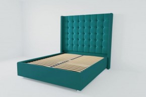 Кровать Венеция ЛЮКС с ортопедическим основанием 900 (велюр бирюзовый) в Екатеринбурге - ok-mebel.com | фото 2